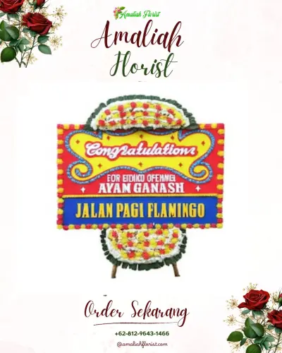 Bunga Papan Congratulation di Candiroto